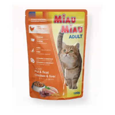 Miau Miau Kapsa Adult Salmon - 7x100g