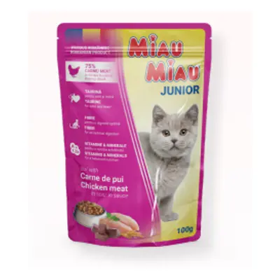 Miau Miau Kapsa Kitten Chicken - 7x100g