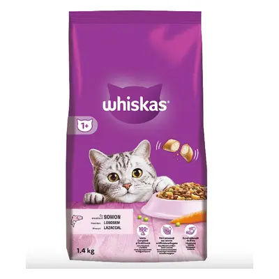 Whiskas Suché 1,4kg - Losos