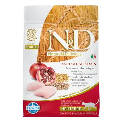 N&D Cat Neutered Chicken/Pomegranate Low Grain - 5kg