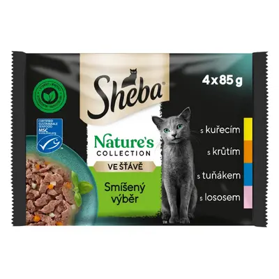 Sheba Nature's Collection Smíšený Výběr ve Šťávě - 4x85g