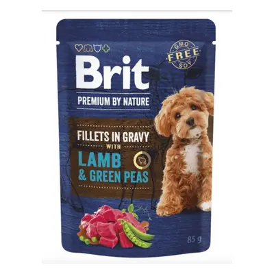 Brit Premium by Nature Adult Gravy Lamb/Green Peas - 24x85g