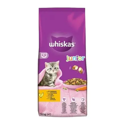 Whiskas Suché 14kg - Junior Kuřecí