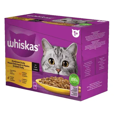 Whiskas Drůbeží Hody ve Šťávě - 12x85 g