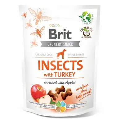 Brit Crunchy Snack Insects with Turkey and Apples - 200g