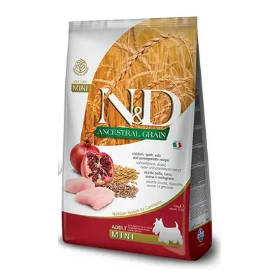 N&D Dog Adult Mini Chicken/Pomegranate Low Grain - 2,5kg