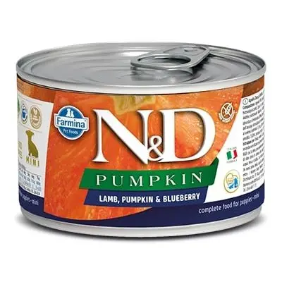 N&D Pumpkin Mini Puppy Lamb/Blueberry Grain-free - 140g