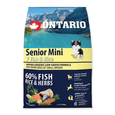 Ontario Dog Senior Mini Fish - 2,25kg