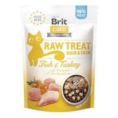 Brit Care Raw Treat Hair&Skin 40g - Fish/Turkey