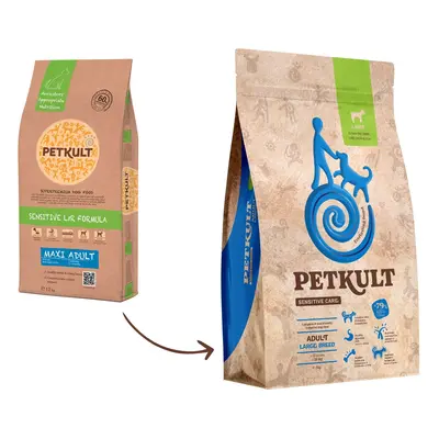 Petkult Dog Large Adult Lamb/Rice - 2 x 12kg