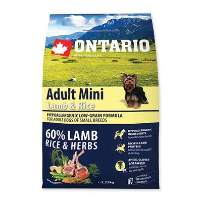 Ontario Dog Adult Mini Lamb - 6,5kg