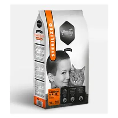 Amity Premium Cat Sterilized Salmon/Rice - 10kg