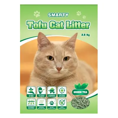 Smarty Cat Tofu Litter Green Tea Podestýlka - 6l / 2,8kg