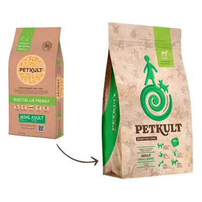 Petkult Dog Small Adult Lamb/Rice - 2x12kg