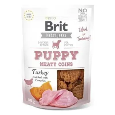 Brit Meaty Jerky Puppy Meaty Coins - 80g