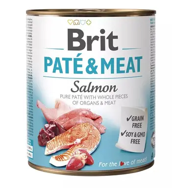 Brit Paté & Meat 800g - Salmon