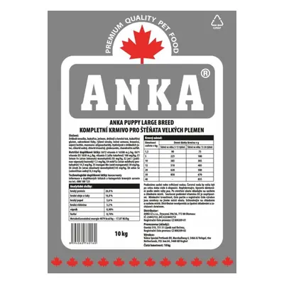 Anka Dog Puppy Large - 20kg