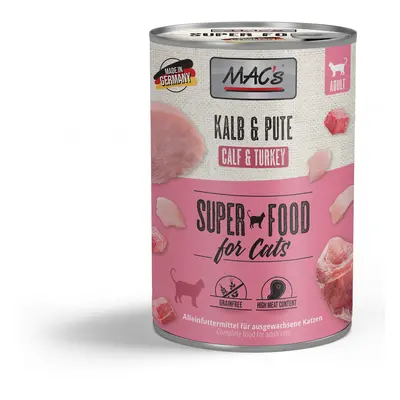 Mac´s Cat Konz. Telecí/Krůtí - 800g