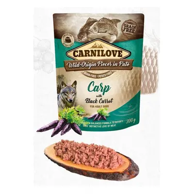 Carnilove Dog Paté 300g - Carp/Black Carrot