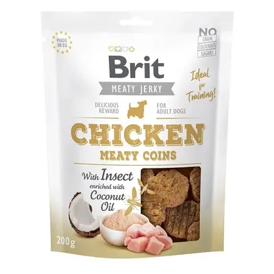 Brit Meaty Jerky Chicken Meaty Coins - 80g