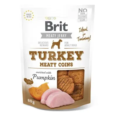 Brit Meaty Jerky Turkey Meaty Coins - 200g