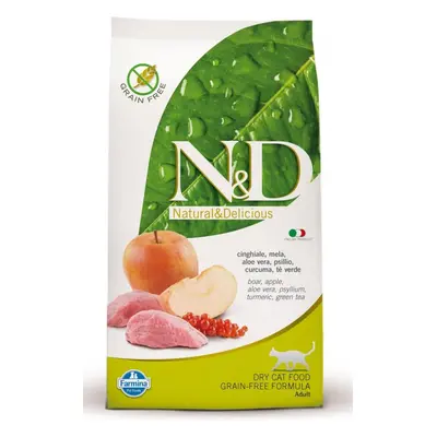 N&D Cat Adult Boar/Apple Grain-free - 300g