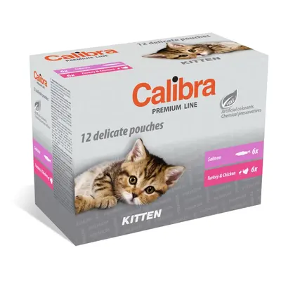 Calibra Premium Line Multipack For Kitten - 12x100g