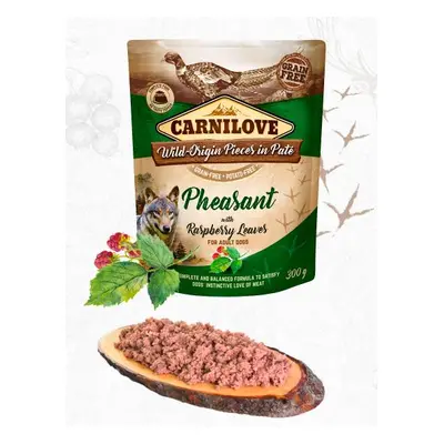 Carnilove Dog Paté 300g - Pheasant/Raspberry Leaves