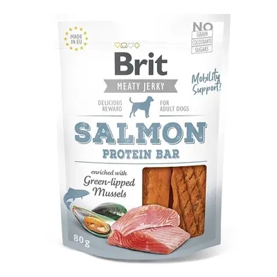 Brit Meaty Jerky Salmon Protein Bar - 80g