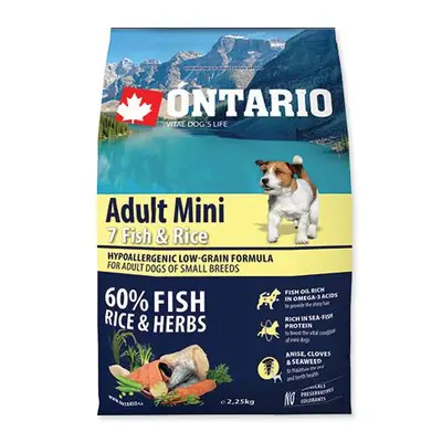 Ontario Dog Adult Mini Fish - 6,5kg