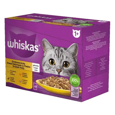 Whiskas Drůbeží Hody v Želé - 12x85g