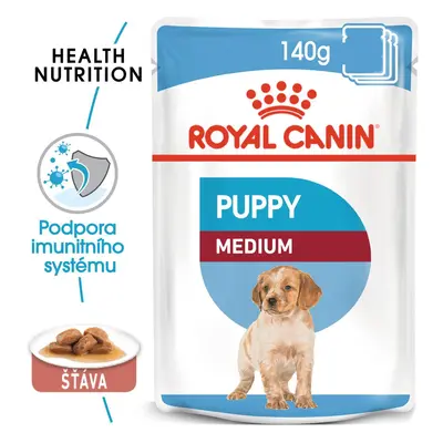 Royal Canin Dog Medium Puppy - 10x140g