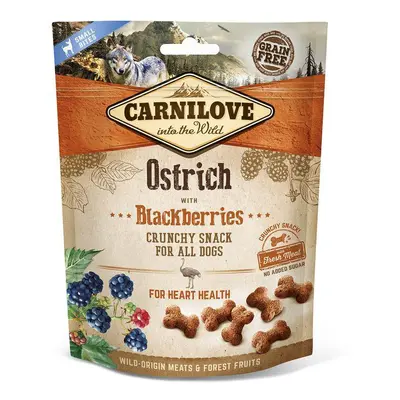 Carnilove Crunchy Snack 200g - Ostrich/Blackberries