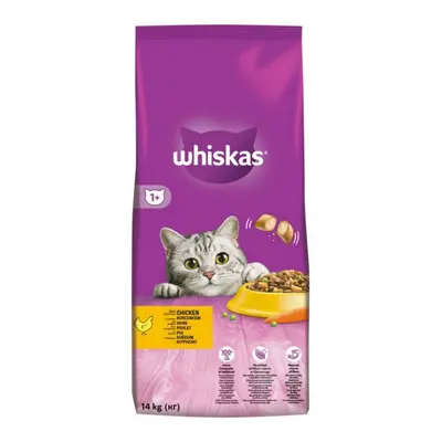 Whiskas Suché 14kg - Kuřecí