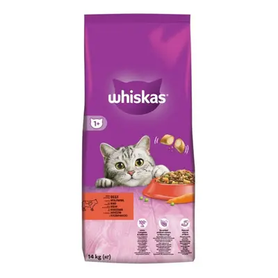 Whiskas Suché 14kg - Hovězí