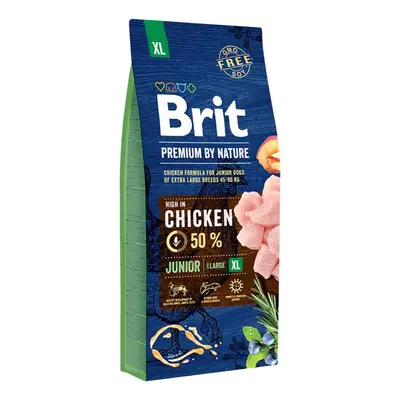 Brit Premium By Nature Dog Junior XL Chicken - 15kg