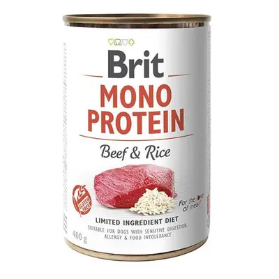 Brit Mono Protein 400g - Hovězí S Rýží