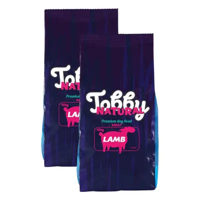 Tobby Natural Dog Lamb - 2x14kg