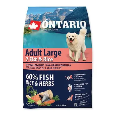 Ontario Dog Adult Large Fish - 12kg