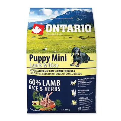 Ontario Dog Puppy Mini Lamb - 6,5kg