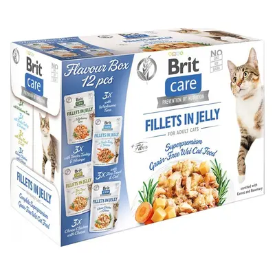 Brit Care Fillets in Jelly Flavour Box - 12x85g