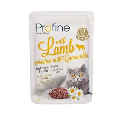 Profine Pouch Fillets in Jelly Sterilised Lamb - 24x85g