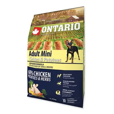 Ontario Dog Adult Mini Chicken - 2,25kg