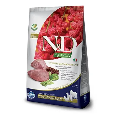 N&D Quinoa Dog Weight Management Lamb/Broccoli Grain-free - 2,5kg