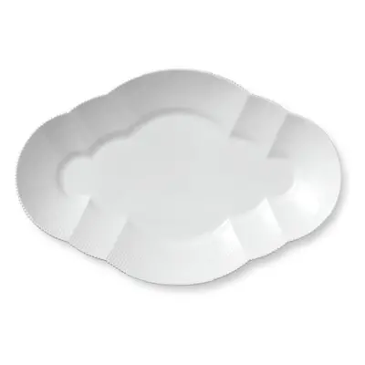 Servírovací talíř White Elements, 38.5 cm - Royal Copenhagen