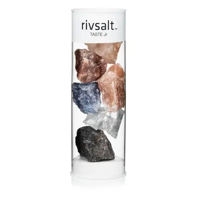 Exklusivní krystaly solí TASTE Jr. z celého světa pro slánky RIVSALT a KITCHEN, 6ks - rivsalt