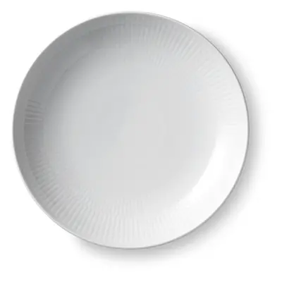 Moderní talíř White Fluted, 20 cm - Royal Copenhagen