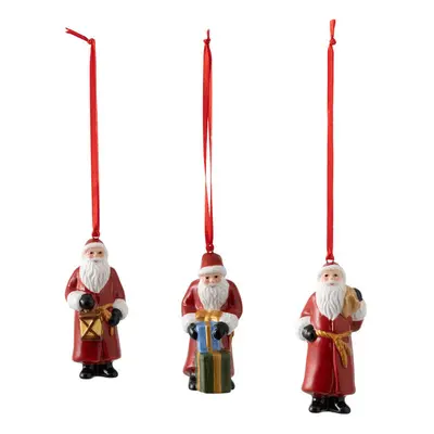 Vánoční závěsná dekorace s motivem Santa Clause, 3 ks, kolekce Nostalgic Ornaments - Villeroy & 