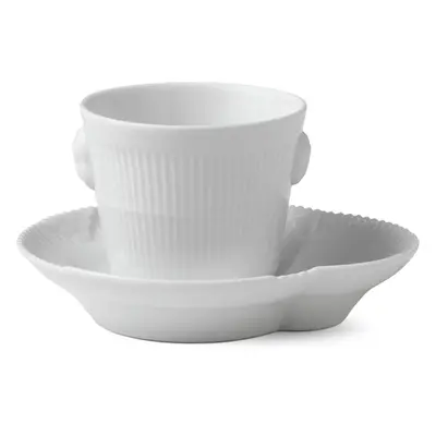 Šálek & podšálek White Elements, 9 cl - Royal Copenhagen