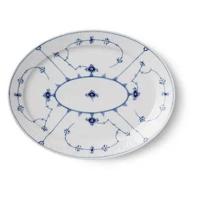 Oválný talíř Blue Fluted Plain, 34 cm - Royal Copenhagen